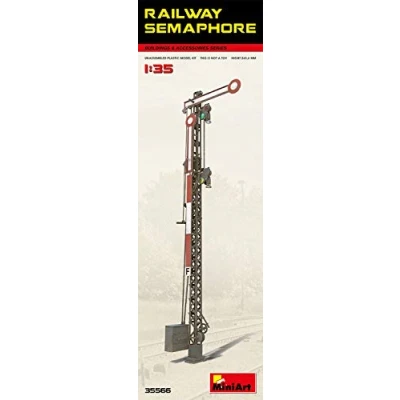 Afbeelding van Miniart Railway Semaphore (Min35566) modelbouwsets, hobbybouwspeelgoed voor kinderen, modelverf en accessoires