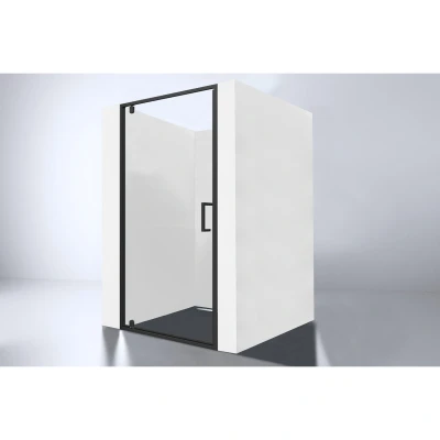 Afbeelding van Best Design Baron nisdeur 88 90 x 200 cm zwart Nano glas 8 mm