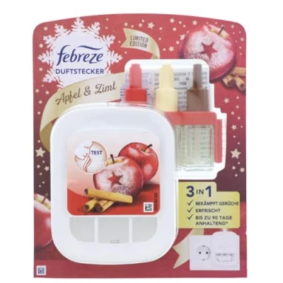 Afbeelding van Febreze 3volution Starter Set, Elektrische diffuser + Navulling &quot;Apple &amp; Cinnamon&quot; 20ml