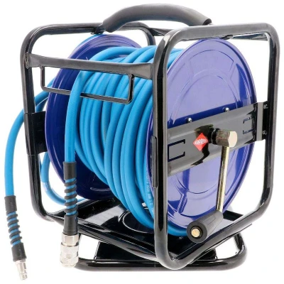 Afbeelding van Airpress Luchtslanghaspel vloer 1/4&#039;&#039; 8x12mm 30mtr