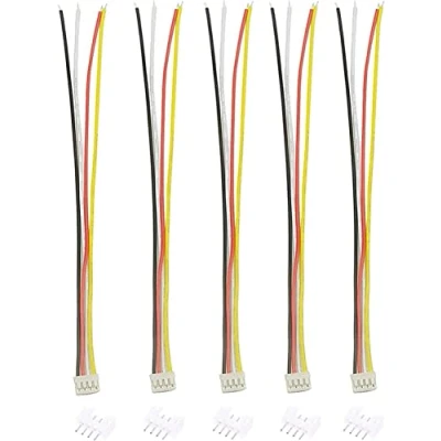 Afbeelding van WODE 10 Sets Mini Micro Jst 2.0 Ph 4 pins connector mannelijke stekker met 150mm kabel &amp; vrouw