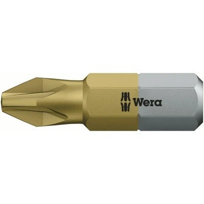 Afbeelding van Wera 1/4&quot; pozidrive tin bit pz2 x 25mm