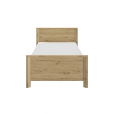 Afbeelding van Gautier Ledikant Lugano 90x200 Artisan Eik 80,00cm x 209,00cm 96,00cm