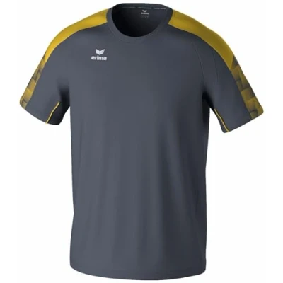 Afbeelding van Erima Evo Star T Shirt Heren Grijs / Geel Maat: M