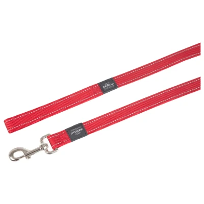 Afbeelding van Rogz Utility Lange Lijn Rood Hondenriem 180x2.5 cm
