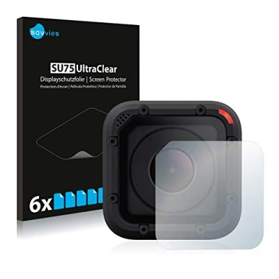 Afbeelding van Savvies Screenprotector voor GoPro Hero Session Folie Beschermfolie transparant (6 Stuks)