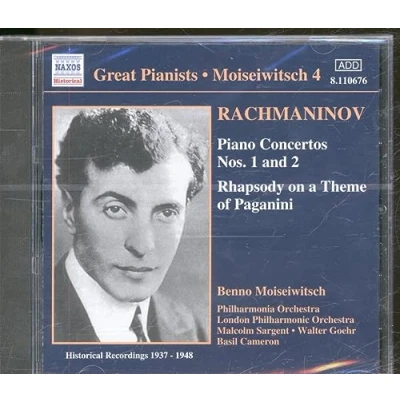 Afbeelding van Benno Moiseiwitsch Piano Concertos Nos. 1 &amp; 2 / Rhaps (CD)
