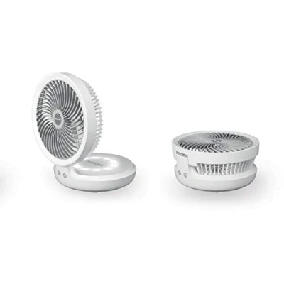 Afbeelding van MACOM Enjoy &amp; Relax 990 Compact Cordless Fan USB oplaadbare tafelventilator, diameter 19 cm, wit