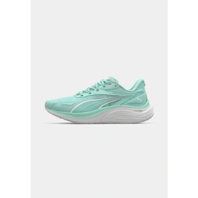 Afbeelding van Puma Electrify Nitro 4 Hardloopschoenen voor op de weg, Dames, Maat: 40.5, Mint melt/white Schoenen