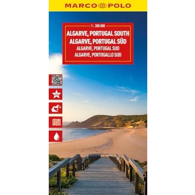 Afbeelding van Marco Polo Maps Algarve, Portugal South Map