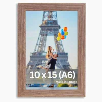 Afbeelding van Victor Fotolijst &quot;Klee&quot; 10x15 cm (A6) in Bruin Moderne Eenvoudige Hout