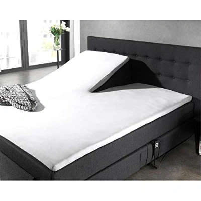 Afbeelding van Dreamhouse Splittopper Hoeslaken Katoen 180x200 Wit