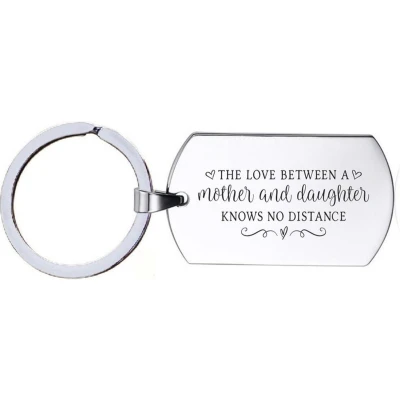 Afbeelding van Sleutelhanger RVS The Love Between a Mother And Daughter