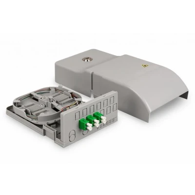 Afbeelding van Digitus Ftth huis overdrachtspunt 3xLC/APC Duplex OS2/IP54 (Lasdoos), Netwerk accessoires