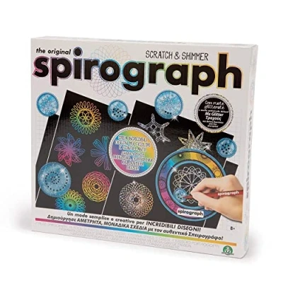 Afbeelding van Grandi Giochi Spirograaf Scratch en Shimmer Set CLG08000