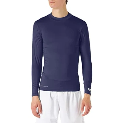 Afbeelding van Uhlsport Distinction Colors Baselayer Sportshirt performance Maat 140 Unisex donker blauw
