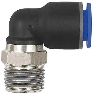 Afbeelding van PERSLUCHT KNIE 10X8MM X 1/2&quot; UITW KUNSTSTOF KLEM