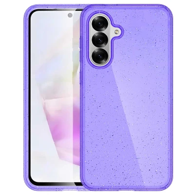 Afbeelding van Samsung Galaxy A36 Glitter Hoesje Kunststof imoshion Hardcase/Backcover Paars Telefoonhoesje