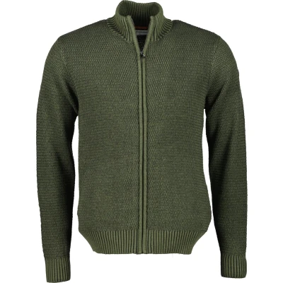 Afbeelding van No Excess Vest Zipper Donkergroen maat 3XL Heren met Regular fit Pasvorm Polyester Suitable Herenkleding