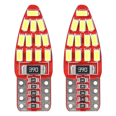 Afbeelding van AMiO LED CANBUS 24SMD 3014 T10e (W5W) Wit 12V