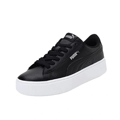 Afbeelding van Puma Vikky Stacked L Sneakers voor dames, Zwart Black Black, 41 EU