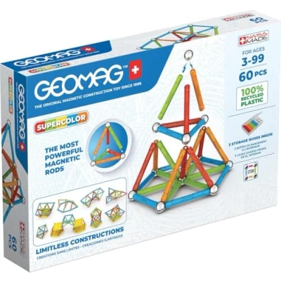 Afbeelding van Geomag Super Color Recycled 60 delig multicolor