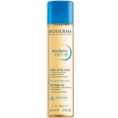 Afbeelding van Bioderma Atoderm 2 in 1 Olie Droge Lichaamsolie 150 ml