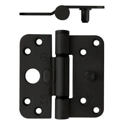 Afbeelding van Glijlagerscharnier skg3 zwart 89 x 3 mm din links