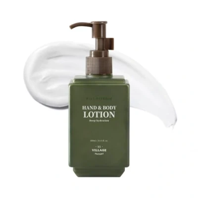 Afbeelding van [VILLAGE11FACTORY] WILL REFRESH HAND &amp; BODY LOTION (300ml) Koreaanse verzorging Lichaams en handlotion Veganistisch Verfrissend Patchouli Eucalyptus Aromatherapie