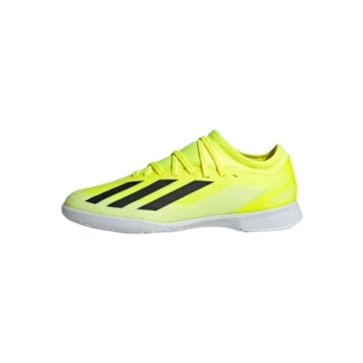 Afbeelding van adidas Performance X Crazyfast League IN Unisex Zaalvoetbalschoenen voor kinderen, Maat: 31, Team solar yellow 2/core black/footwear white