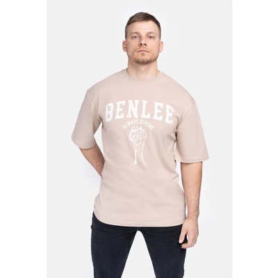 Afbeelding van Benlee Lieden Tshirt print, Heren, Maat: Medium, Sand white