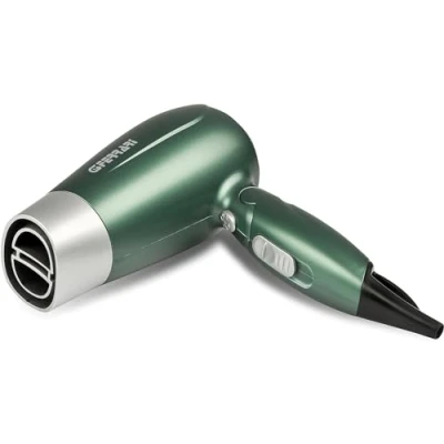 Afbeelding van G3 Ferrari G30051 reis haardroger &quot;Figaro&quot;, 1500 W, inklapbare handgreep, 2 snelheden, temperaturen, kabeldoorvoer met hanger, groen