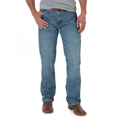 Afbeelding van Wrangler Herenjeans, Wordt gedragen., 34W x 34L