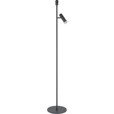 Afbeelding van Trend Staande lamp met leeslamp zwart ex. kap Modern Highlight