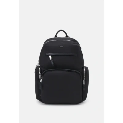 Afbeelding van BOSS Highway Backpack Rugzak, Heren, Maat: One Size, Black