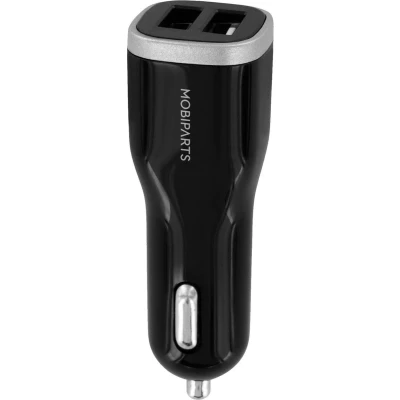 Afbeelding van Mobiparts Car Charger Dual USB 24W/4.8A Black