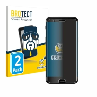 Afbeelding van BROTECT privacy screenprotector voor OnePlus 5 Folie Beschermfolie Blauwlichtfilter (2 Stuks)