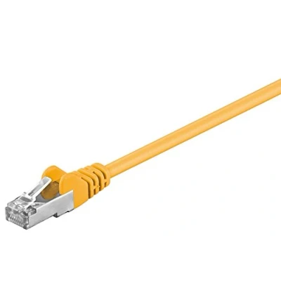 Afbeelding van Goobay CAT 5e Patch Cable, F/UTP, yellow 0.5 m