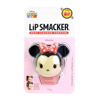 Afbeelding van Lip Smacker Tsum Collection Minnie Mouse Balm for Kids Strawberry Flavour Sweet Gift Your Friends Single Pack