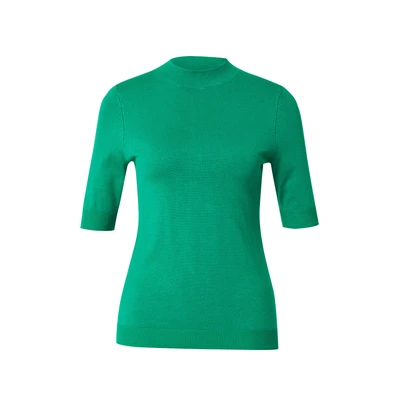 Afbeelding van comma Weicher MIT BÜNDCHEN Tshirt basic, Dames, Maat: 34, Smaragd