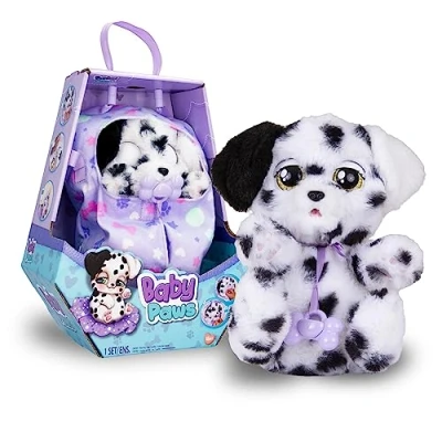Afbeelding van IMC Toys Baby Paws Dalmatier interactieve knuffel