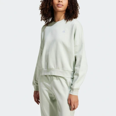 Afbeelding van adidas Sportswear Essentials Small LOGO FEEL COZY Sweater, Dames, Maat: Large, Linen green/white
