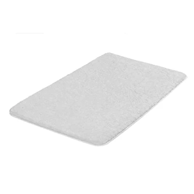 Afbeelding van Badmat Meadow zilver grijs 70x120cm