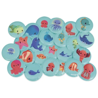 Afbeelding van Janod Badspeelgoed memory, babydieren