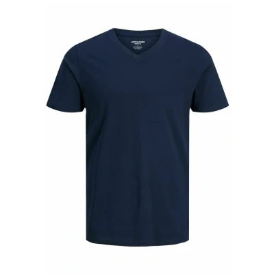 Afbeelding van Jack &amp; Jones Vausschnitt Tshirt basic, Heren, Maat: Small, Navy blazer