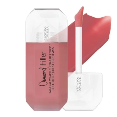 Afbeelding van Physicians Formula, Mineral Wear Diamond Filler Cheek and Lip Color, en Tint met Serum naar Crème, Multi Use Plumping Formule, Verrijkt Vitamine E, Radiant Pink