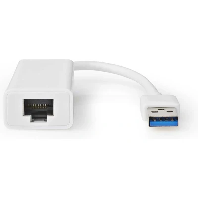 Afbeelding van Netwerkadapter USB A naar RJ45 Nedis (USB 3.0, 1 Gbps, Wit)