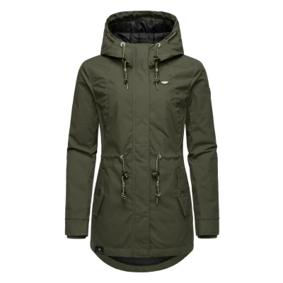 Afbeelding van Ragwear Monadis Winterjas, Dames, Maat: XS, Dark olive