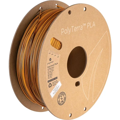 Afbeelding van Polymaker Polyterra PLA Dual Color 1.75mm 1kg Shadow Orange (Orange Black)