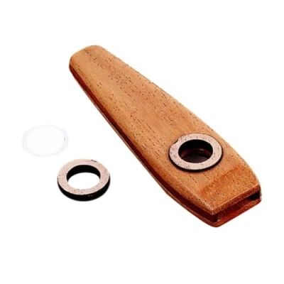 Afbeelding van Alnicov Houten Kazoo Orff Instrumenten Ukulele Gitaar Partner Harmonica